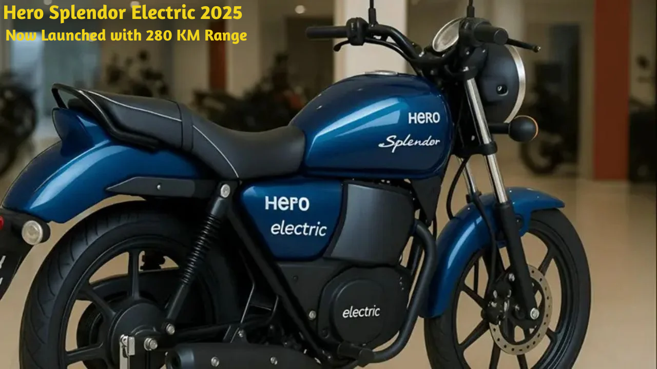 Hero Splendor Electric 2025 Now Launched with 280 KM Range