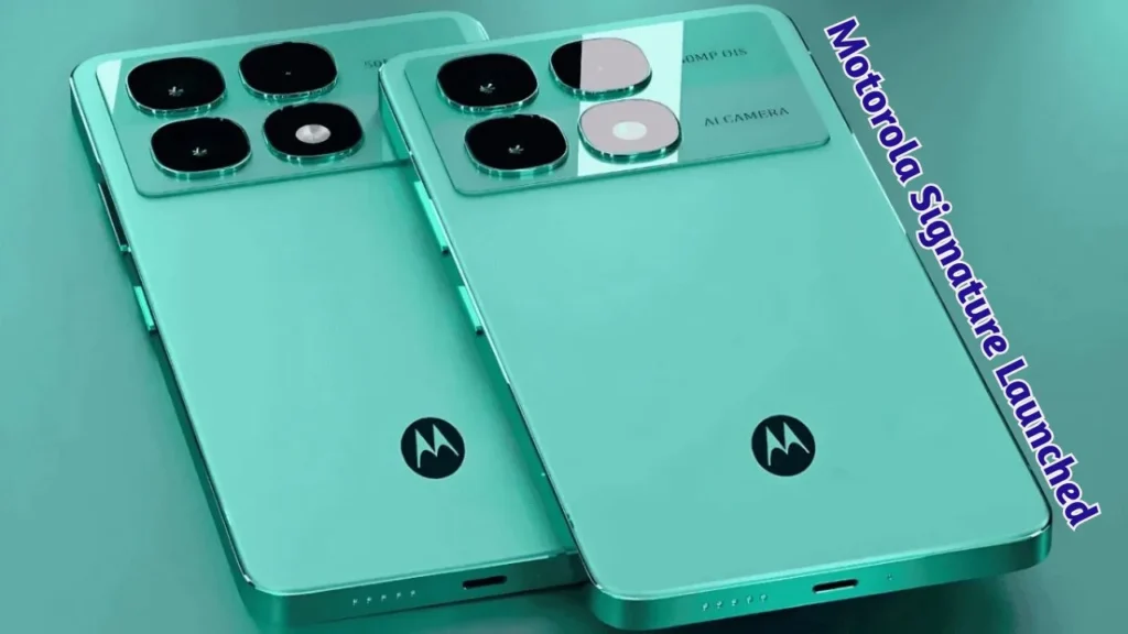 Motorola Signature Launched