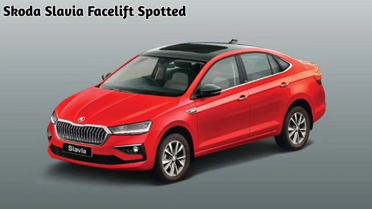 Skoda Slavia Facelift Spotted